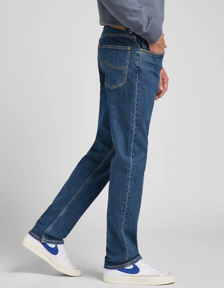 Men's Brooklyn Straight Mid Stonewash Jeans
