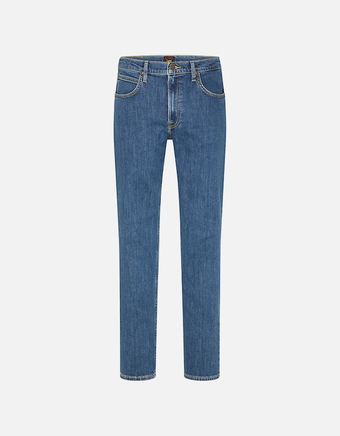 Men's Brooklyn Straight Mid Stonewash Jeans