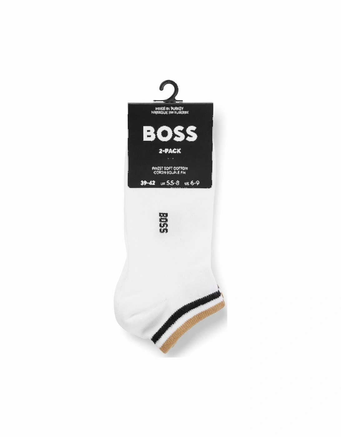 Boss 2 Pack Uni Stripe Cc Socks White