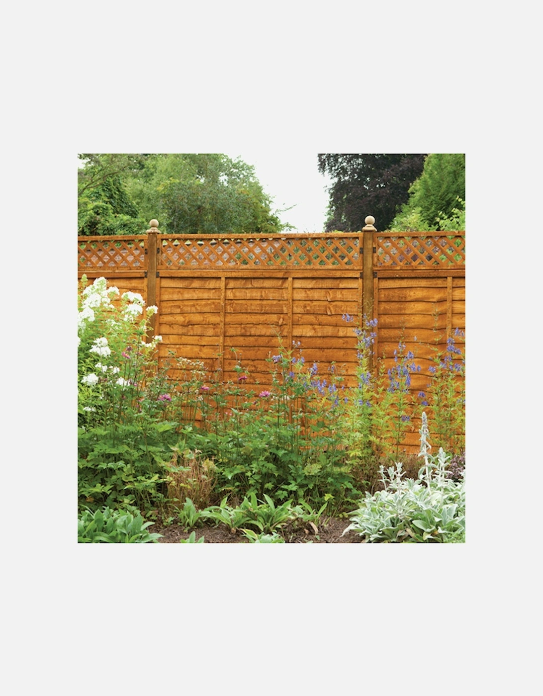 Garden Diamond Lattice Fence Topper 183 x 30cm