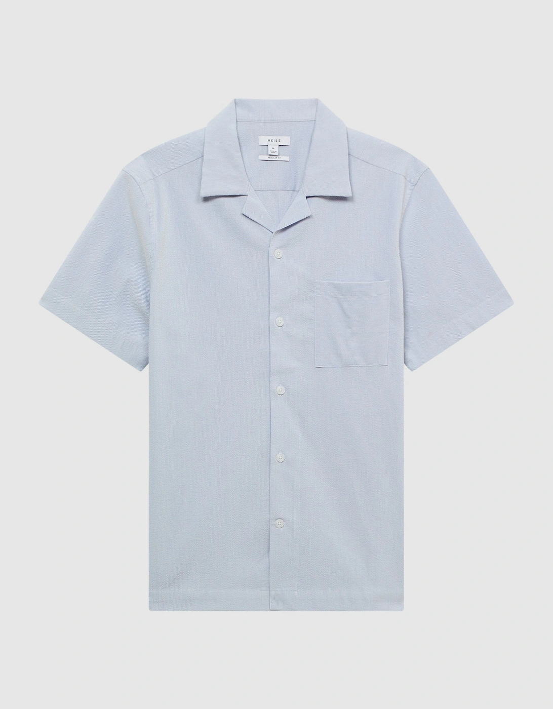Cuban Collar Striped Short Sleeve Shirt, 2 of 1