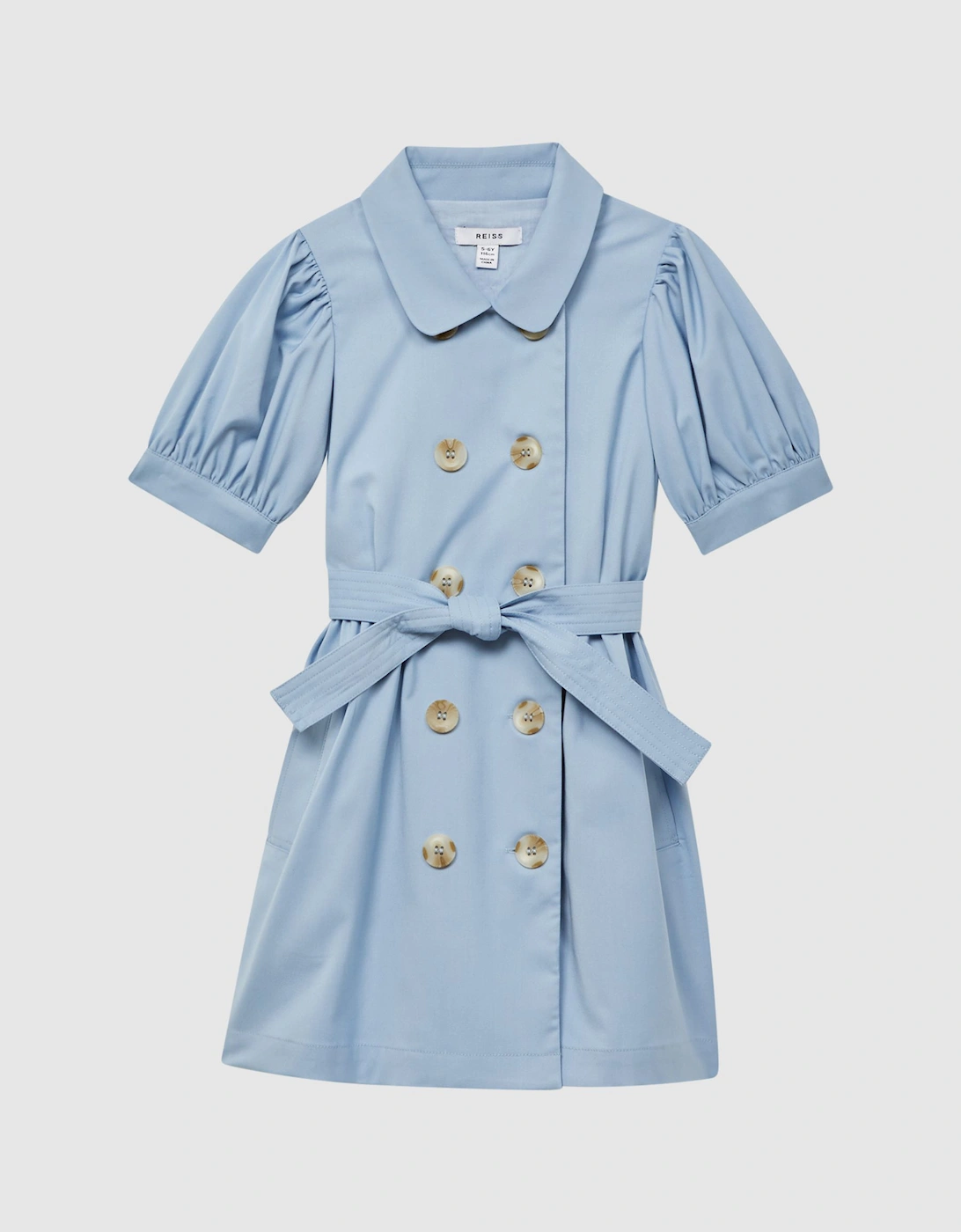 Puff Sleeve Belted Dress, 3 of 2