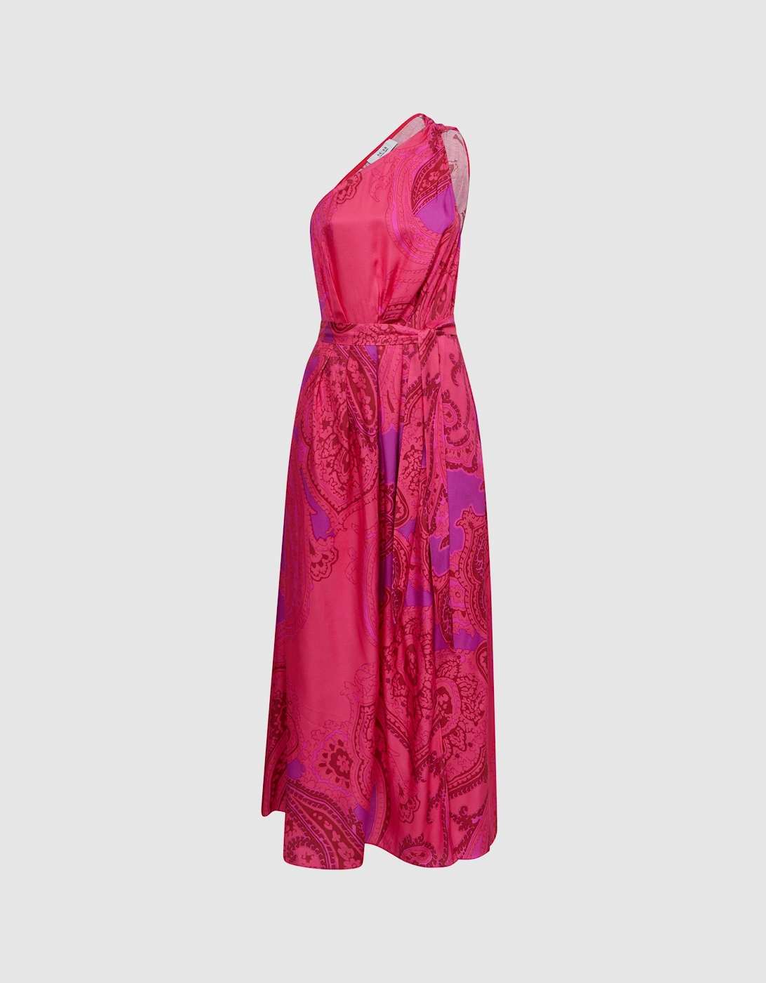 One Shoulder Paisley Maxi Dress, 2 of 1