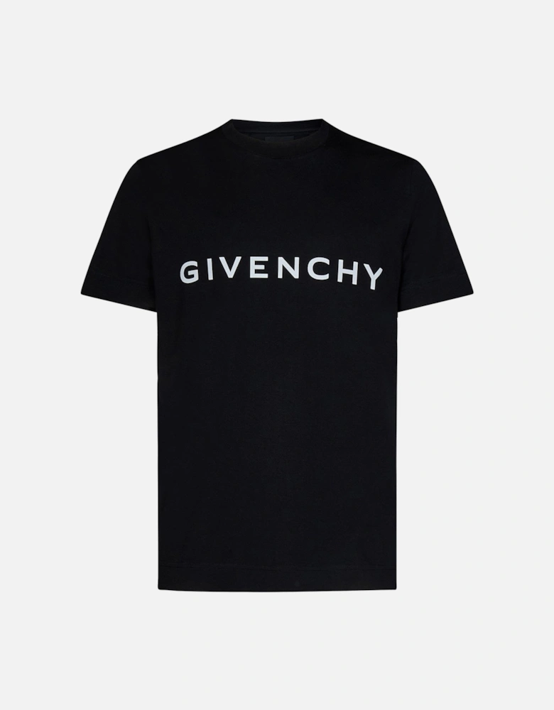 Reflective Slim Fit T-Shirt in Black