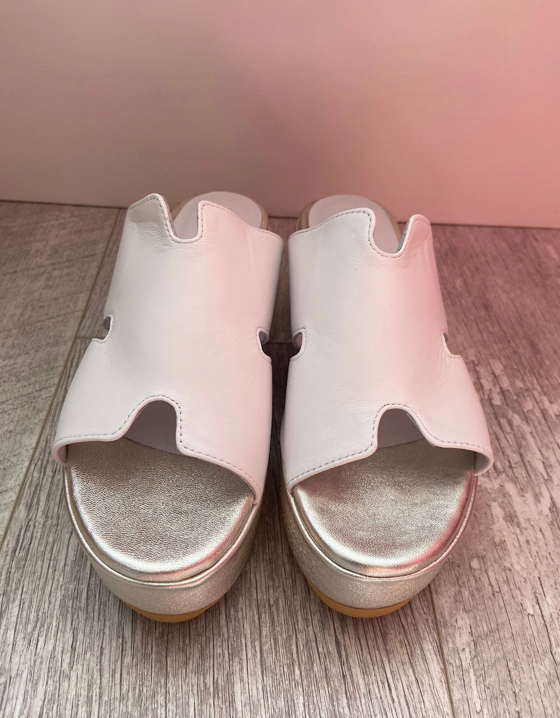 White cut out wedges, 5 of 4