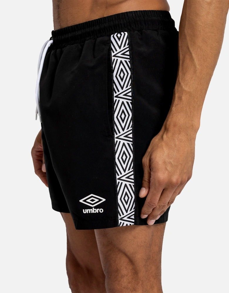 Mens Taped Swim Shorts