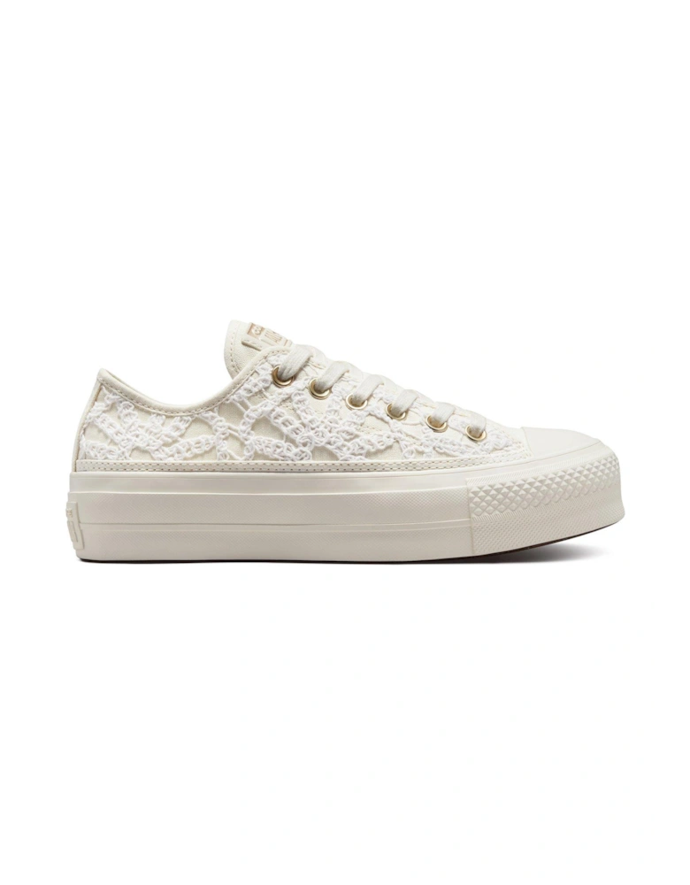 Converse Women's Chuck Taylor All Star Lift Low Trainers - WHITE