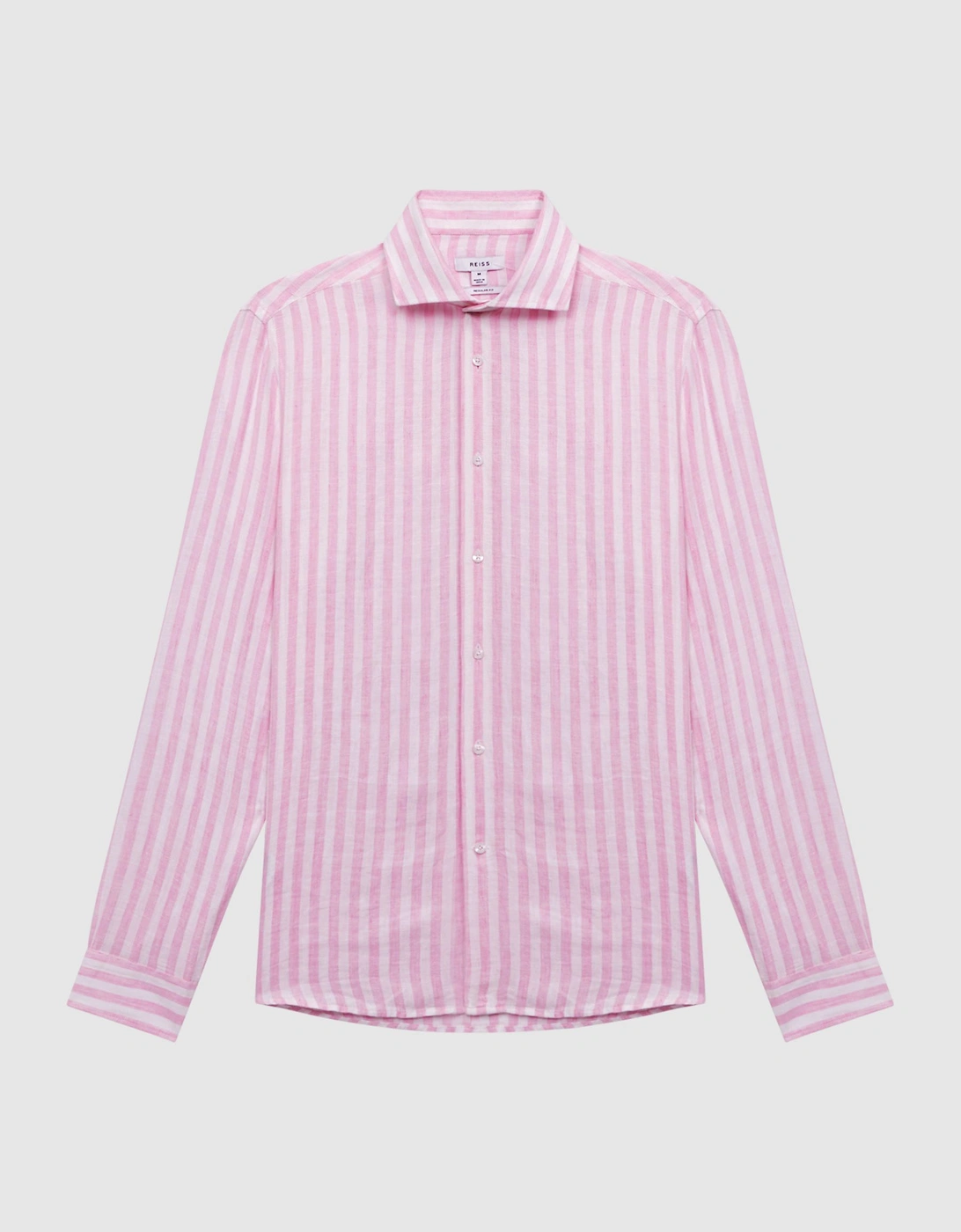 Linen Long Sleeve Shirt, 2 of 1