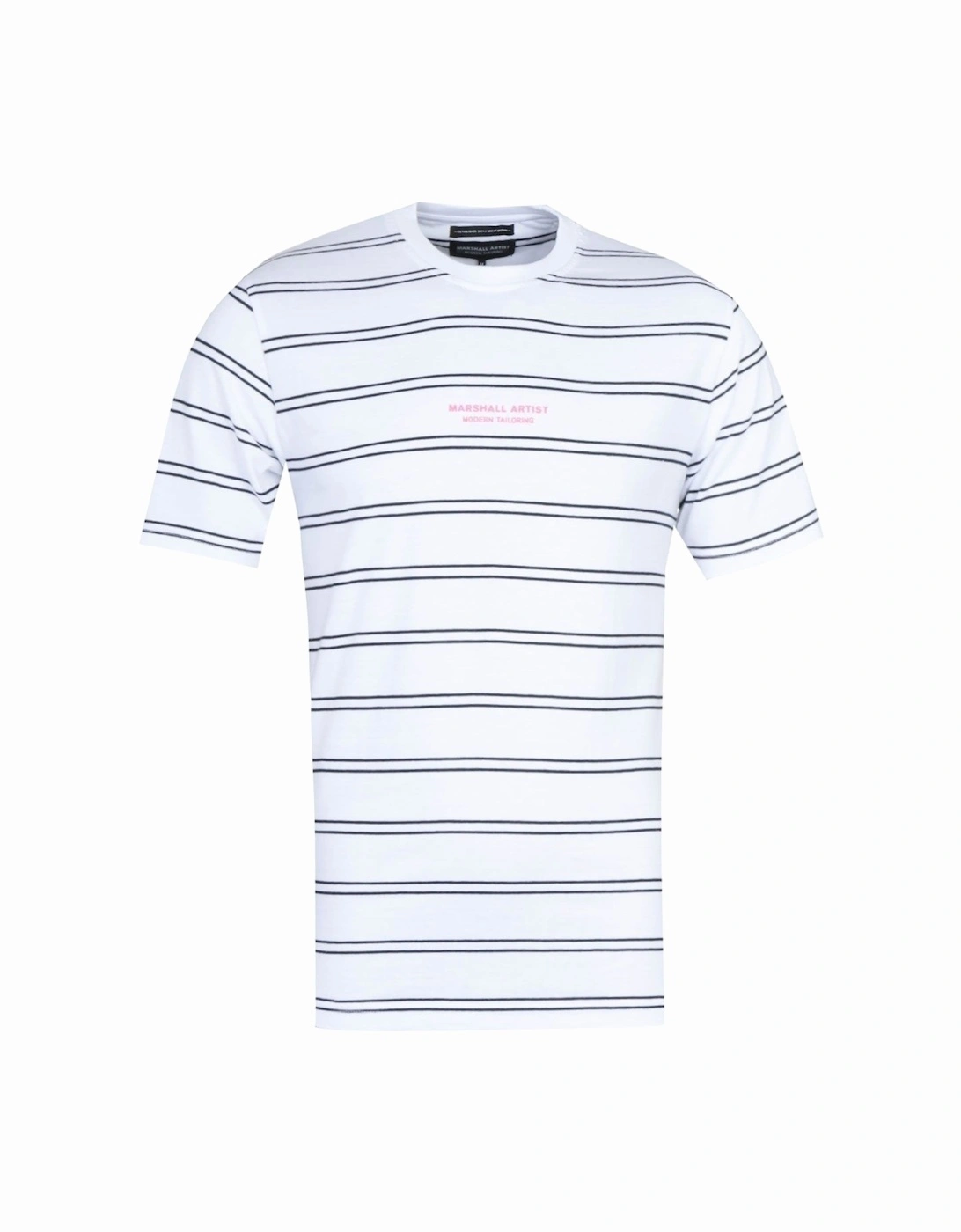 Mens Twin Stripe Nautics T-Shirt, 3 of 2