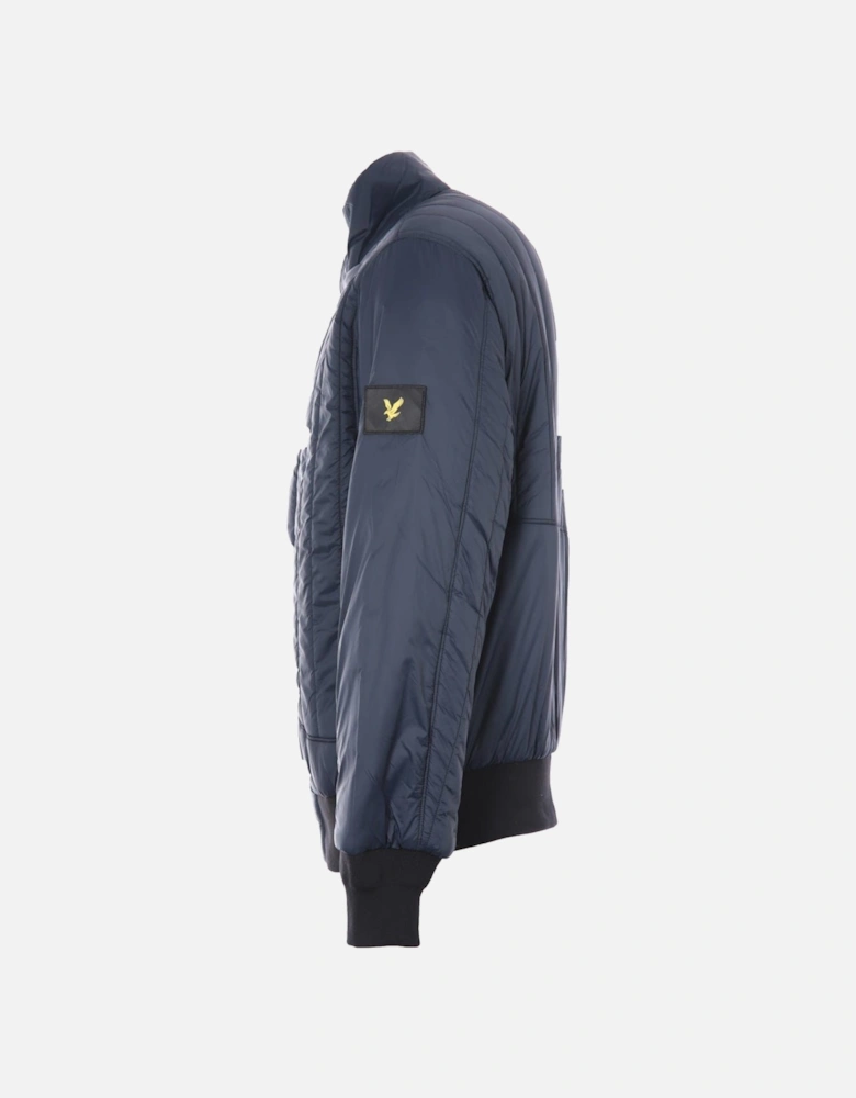 Mens Casuals Vertical Padded Bomber Jacket
