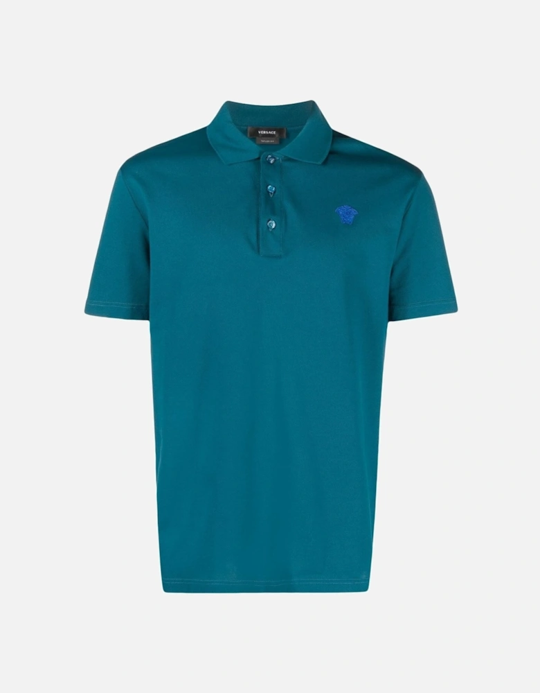 Cotton Piquet Polo Blue