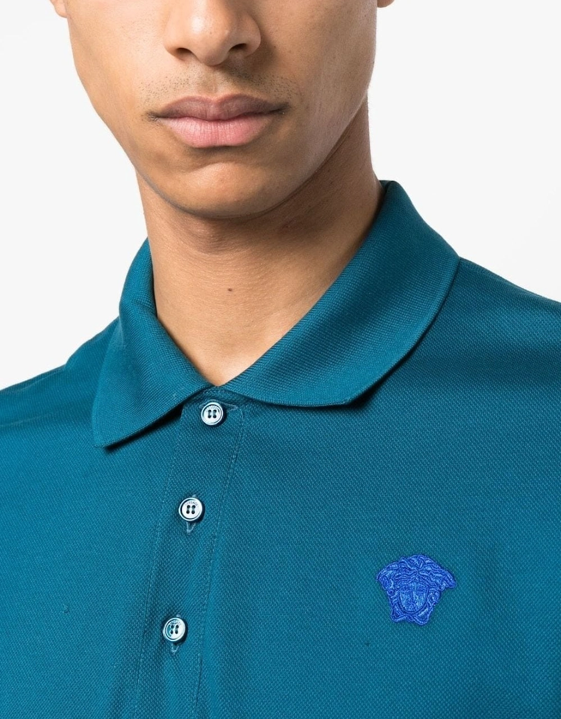 Cotton Piquet Polo Blue