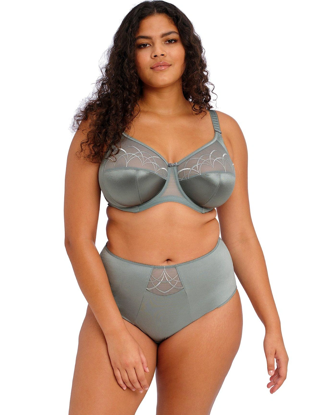 Cate Underwired Bra - Silver, 2 of 1