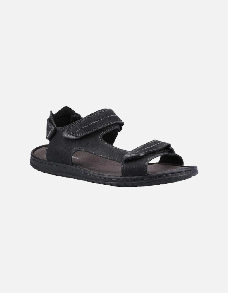 Mens Neville Leather Adjustable Strap Sandals