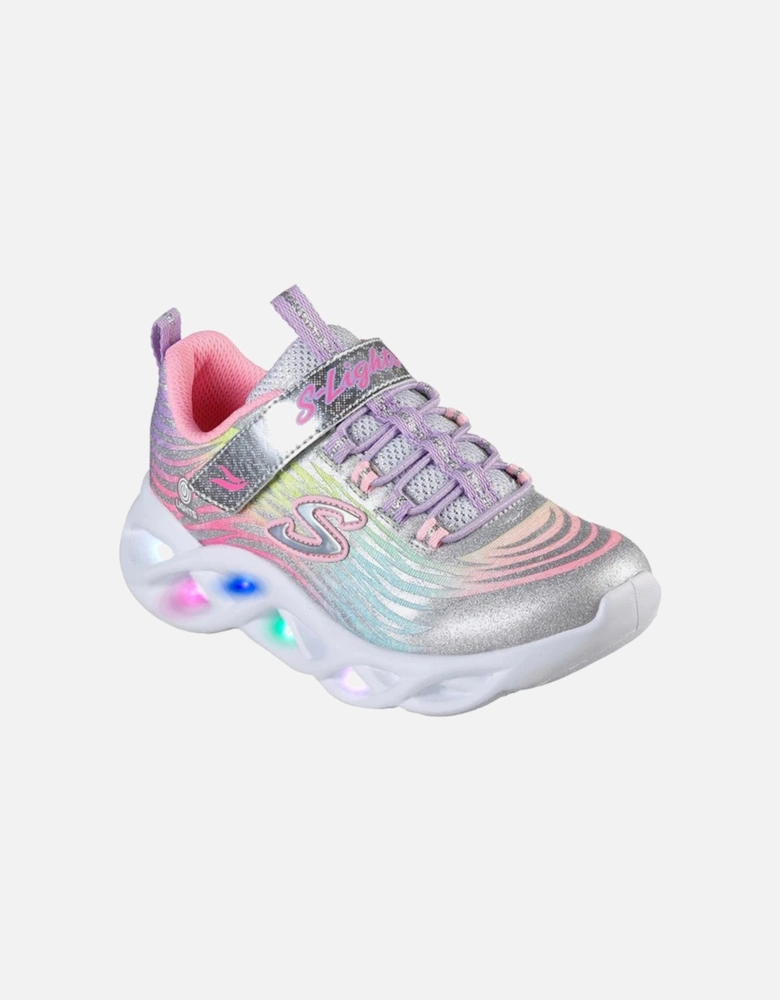 Girls S Lights Twisty Brights Mystical Bliss Trainers