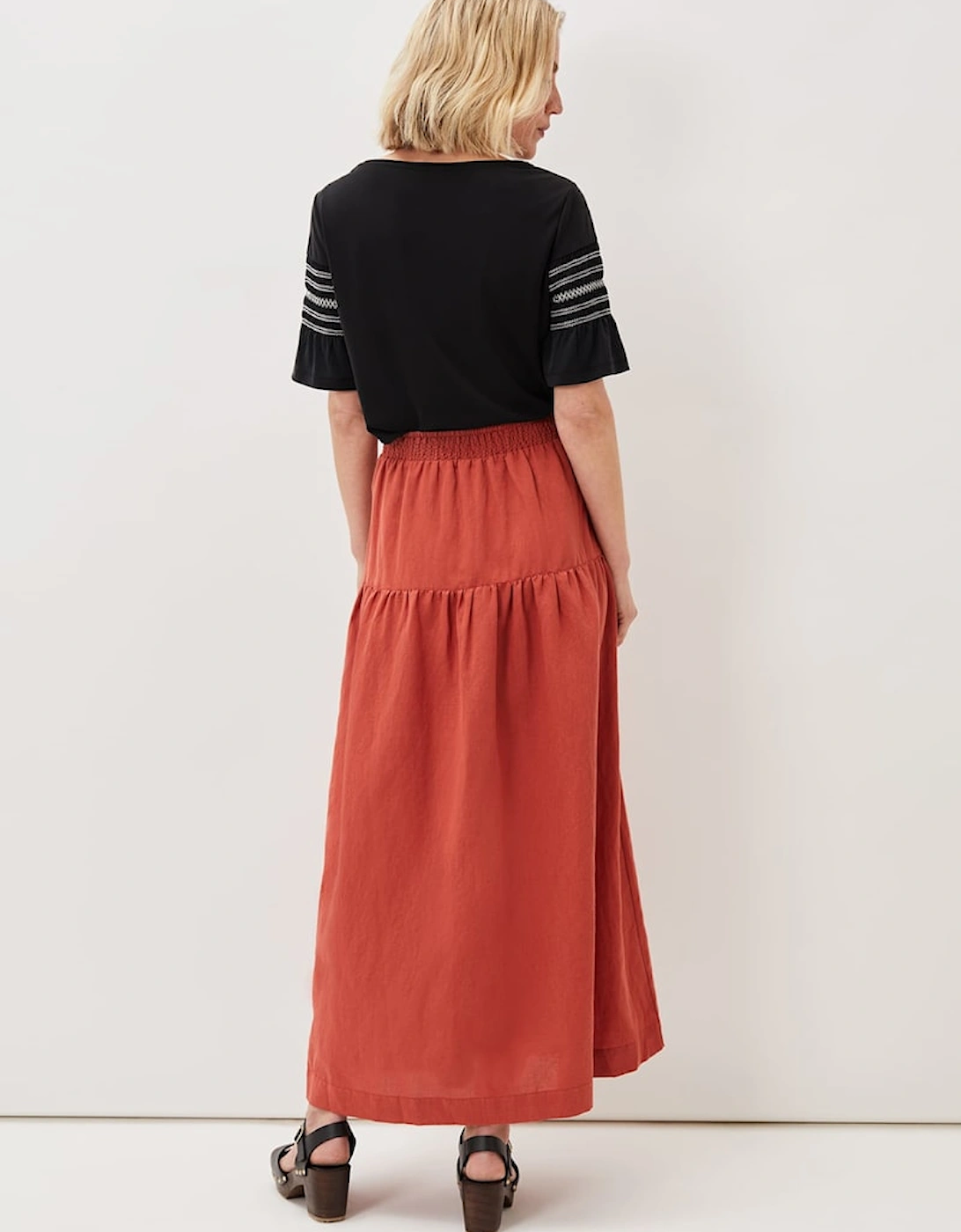 Alessia Linen Maxi Skirt