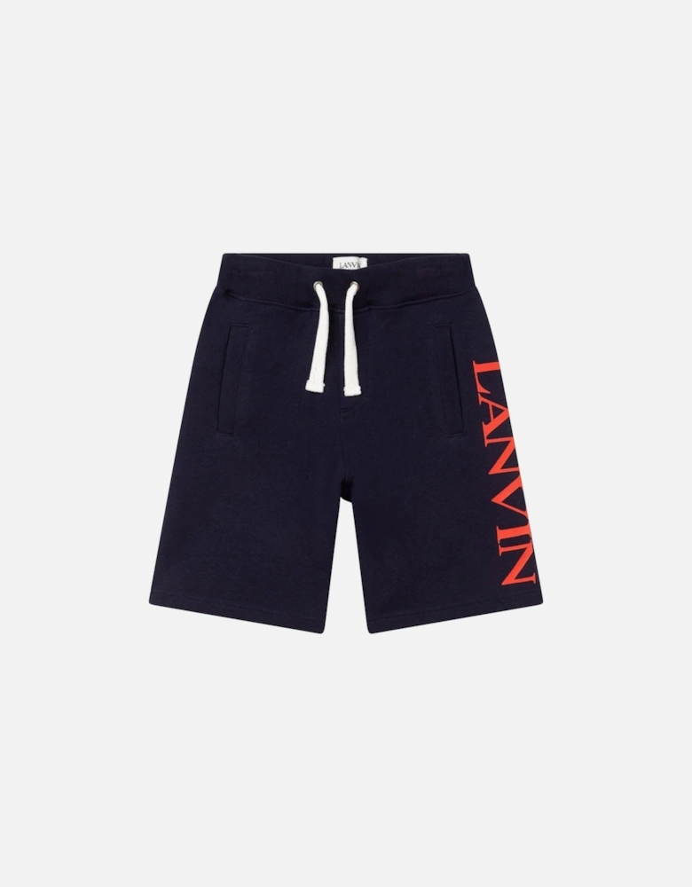 Boys Navy / Red Shorts