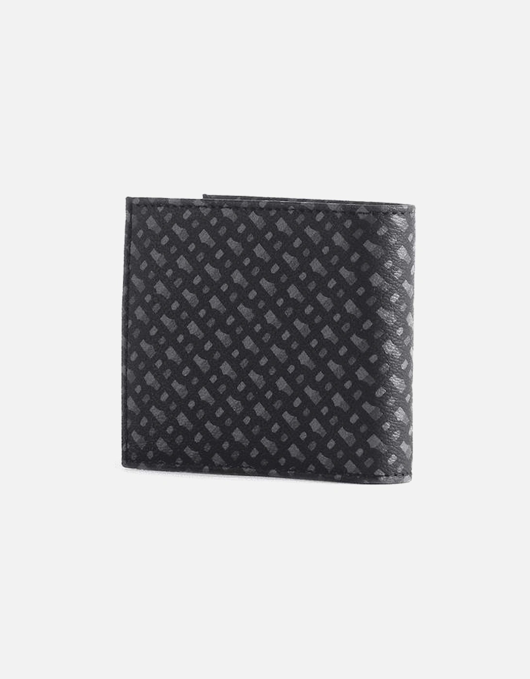 Byron_4 Monogram Logo Black Wallet