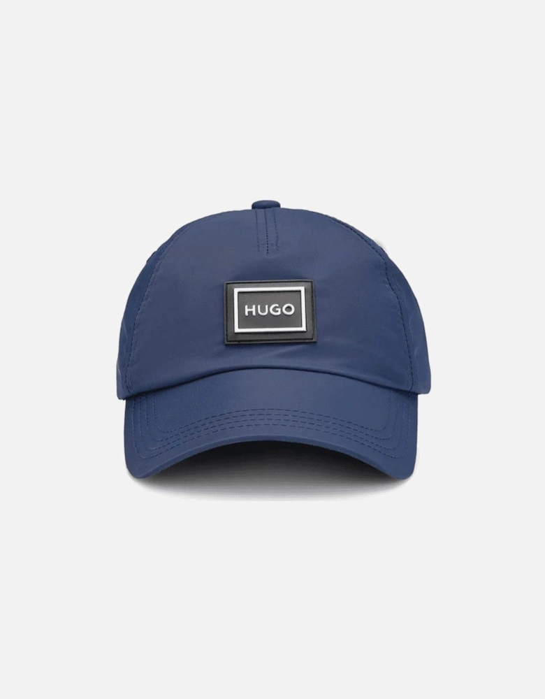 Metal Framed Logo Navy Cap