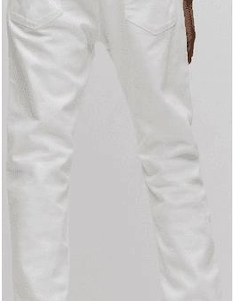 HUGO 708 Slim Fit White Denim Jeans