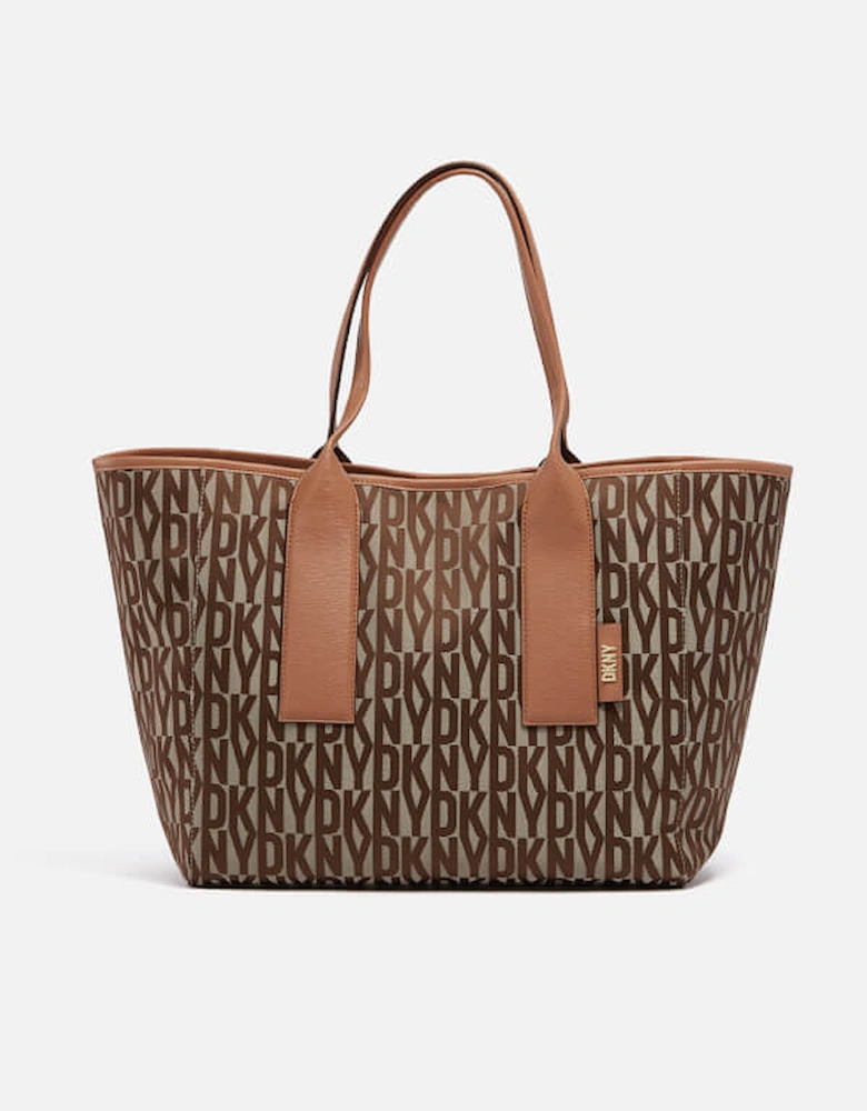 Grayson Large Logo-Jacquard Tote Bag