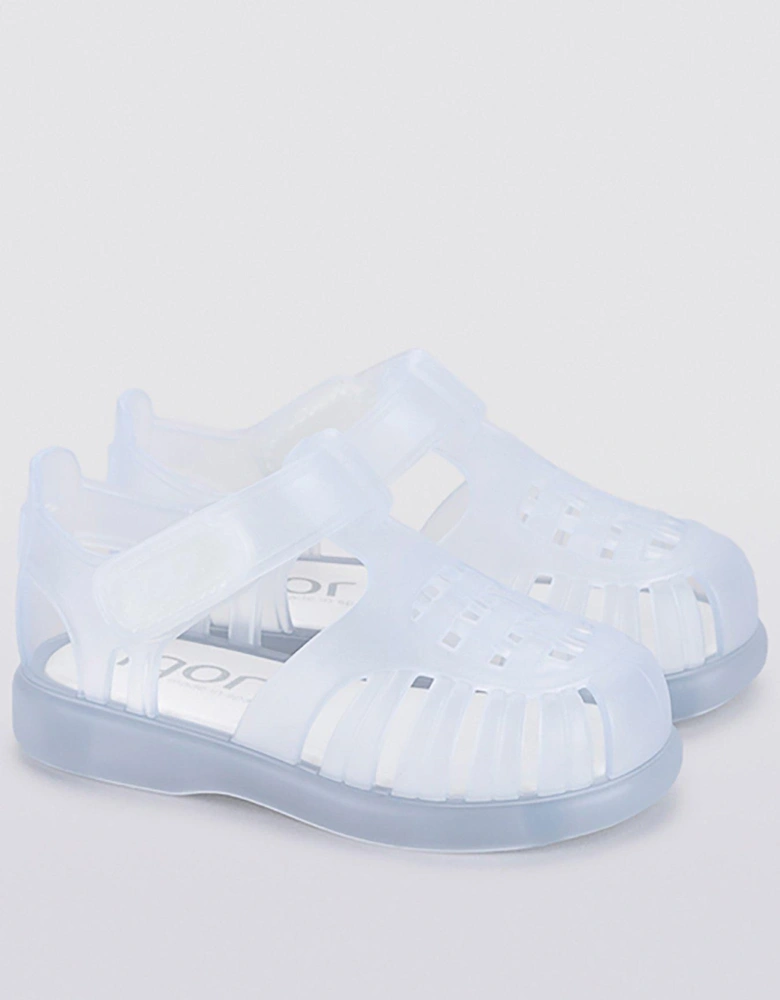 Tobby Jelly Sandal - White