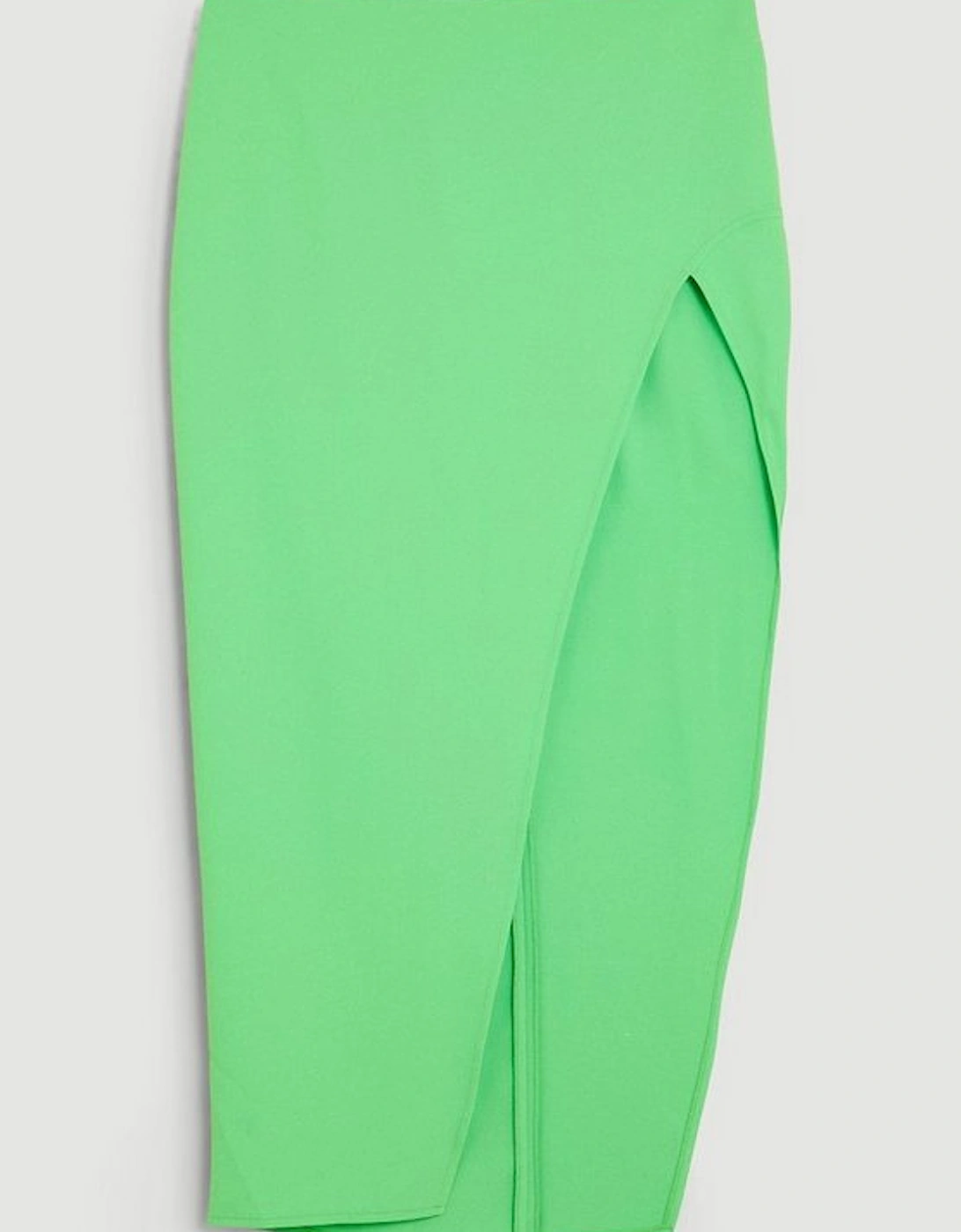 Soft Tailored Ultra High Split Maxi Skirt