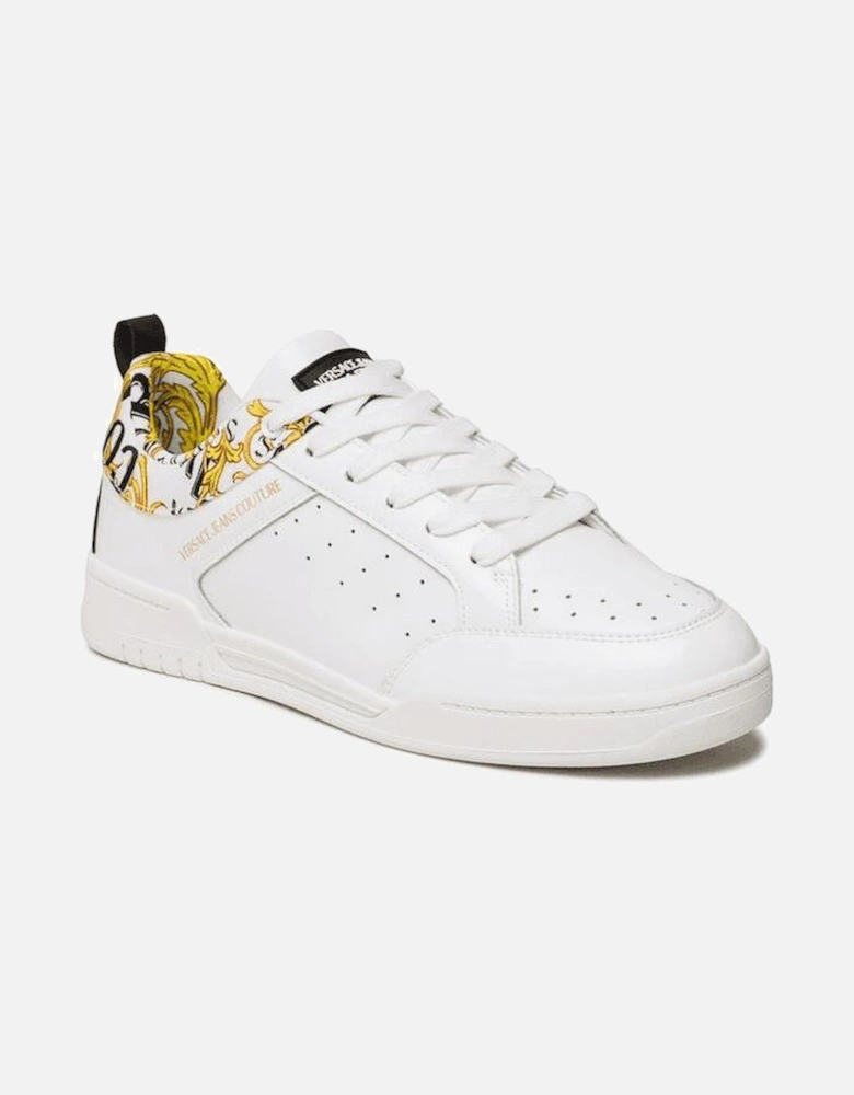 Brooklyn Logo Leather Low-Top White Sneaker Trainer
