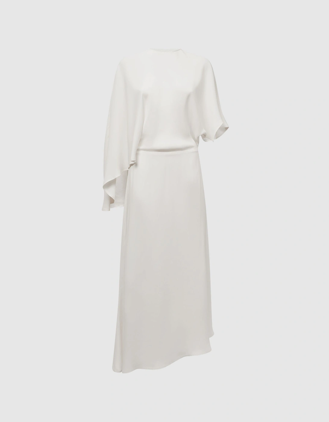 Cape Sleeve Asymmetric Maxi Dress, 2 of 1