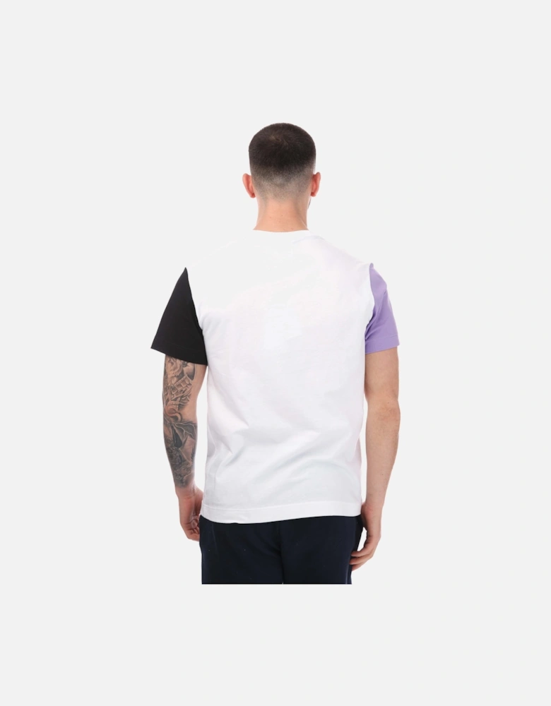 Mens Regular Fit Colour-Block T-Shirt