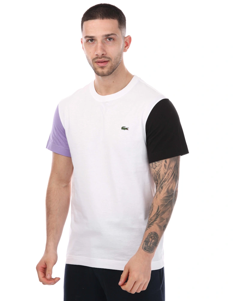 Mens Regular Fit Colour-Block T - Shirt - Mens Regular Fit Colour-Block T-Shirt