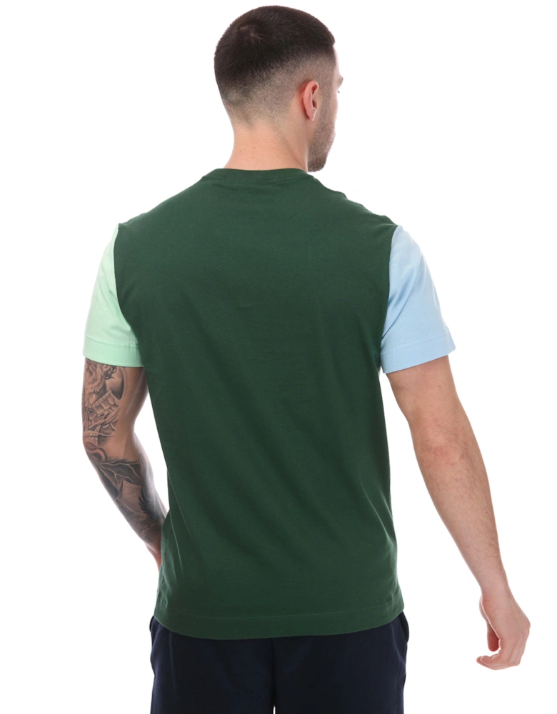 Mens Regular Fit Colour-Block T - Shirt - Mens Regular Fit Colour-Block T-Shirt