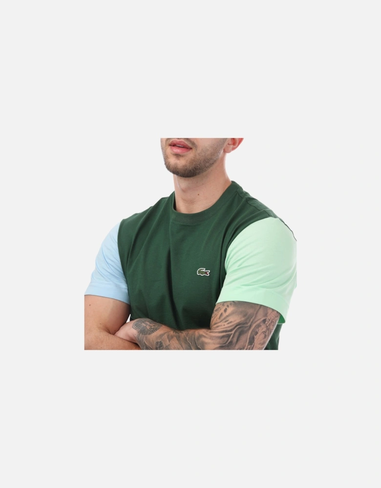 Mens Regular Fit Colour-Block T - Shirt - Mens Regular Fit Colour-Block T-Shirt