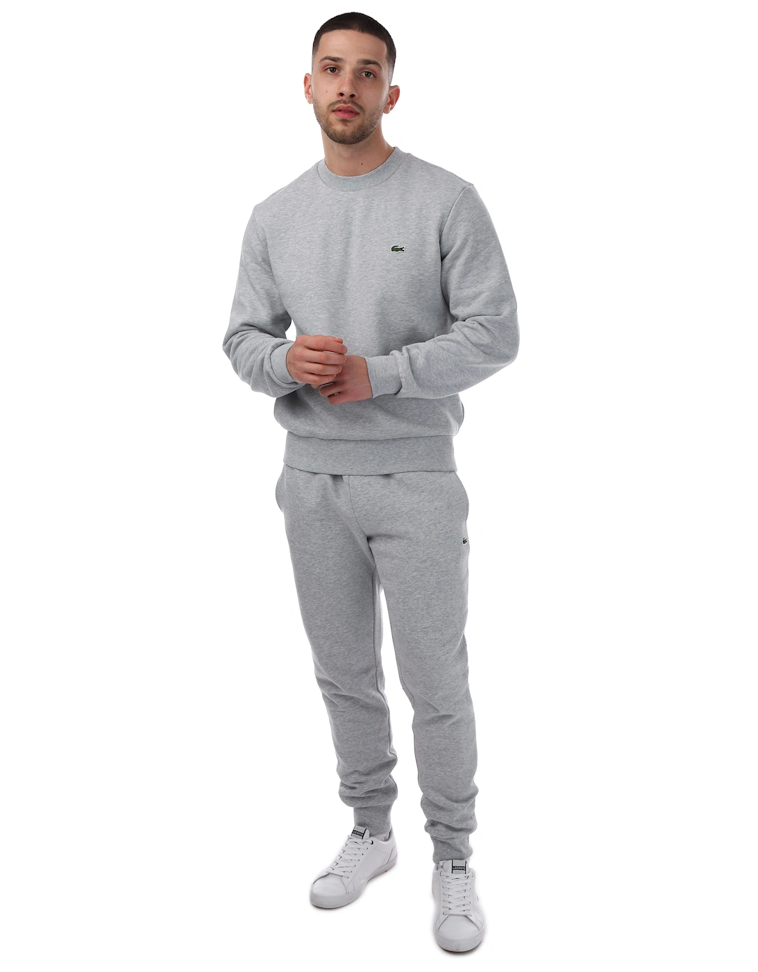 Mens Brussed Cotton Fleece Tracksuit, 5 of 4