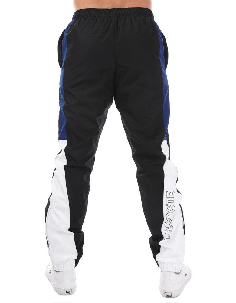 Mens Sport Side Prints Tennis Trackpants