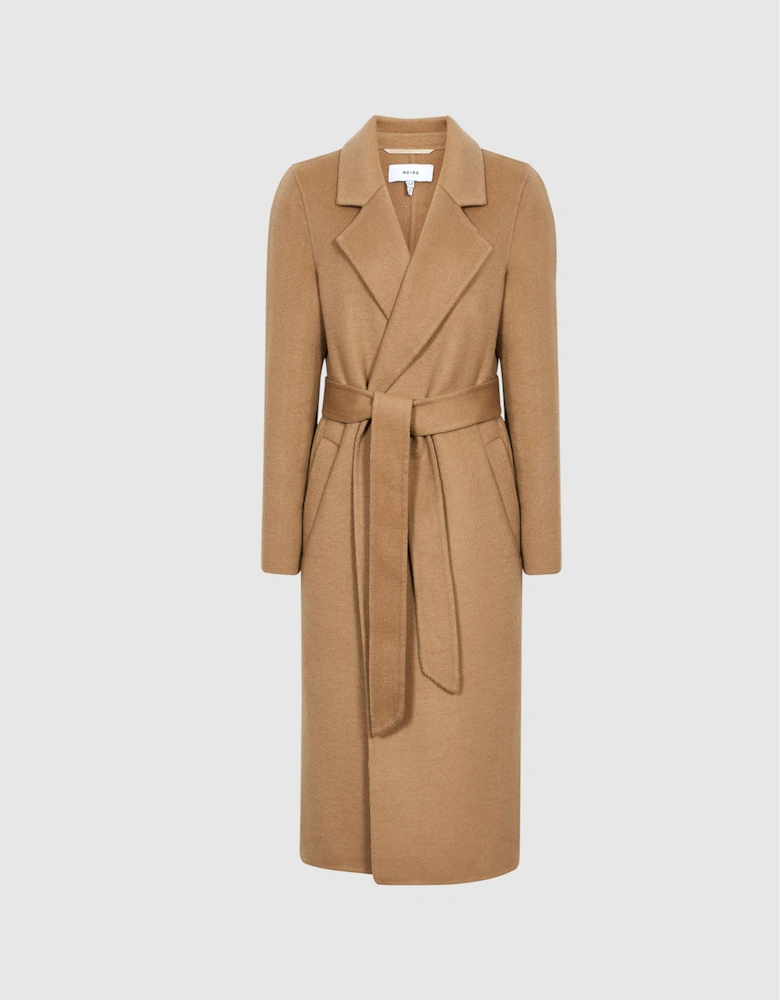Petite Wool Blend Longline Overcoat