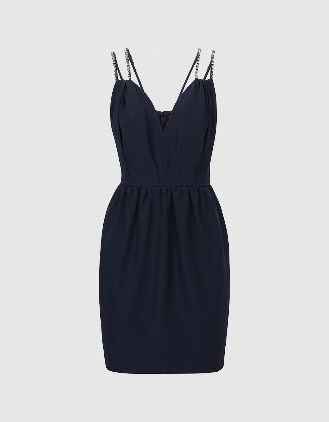 Halston Embellished Strap Mini Dress, 2 of 1