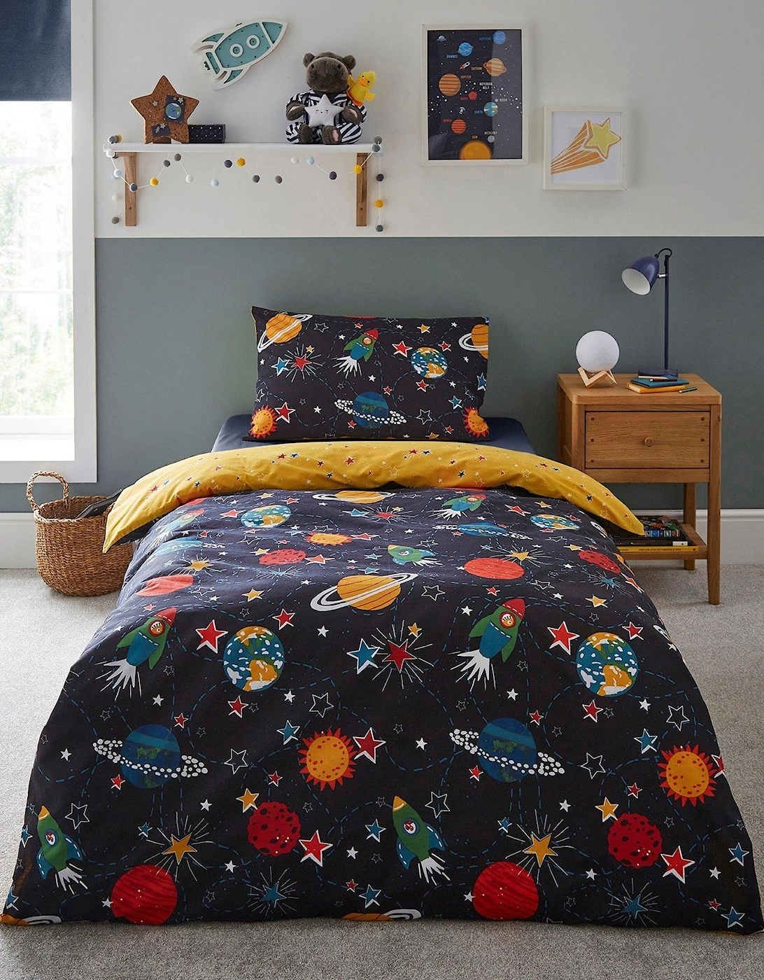 Healthy Growth Duvet Cover Set - Space - Multi, 2 of 1