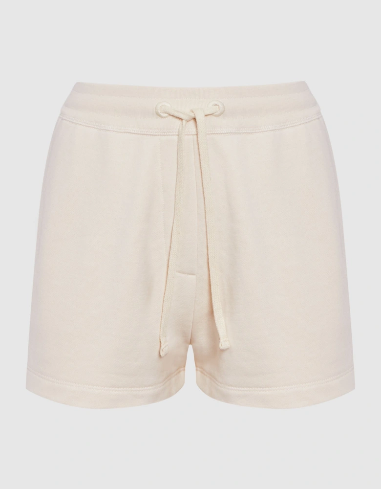 Relaxed Fit Cotton Drawstring Shorts