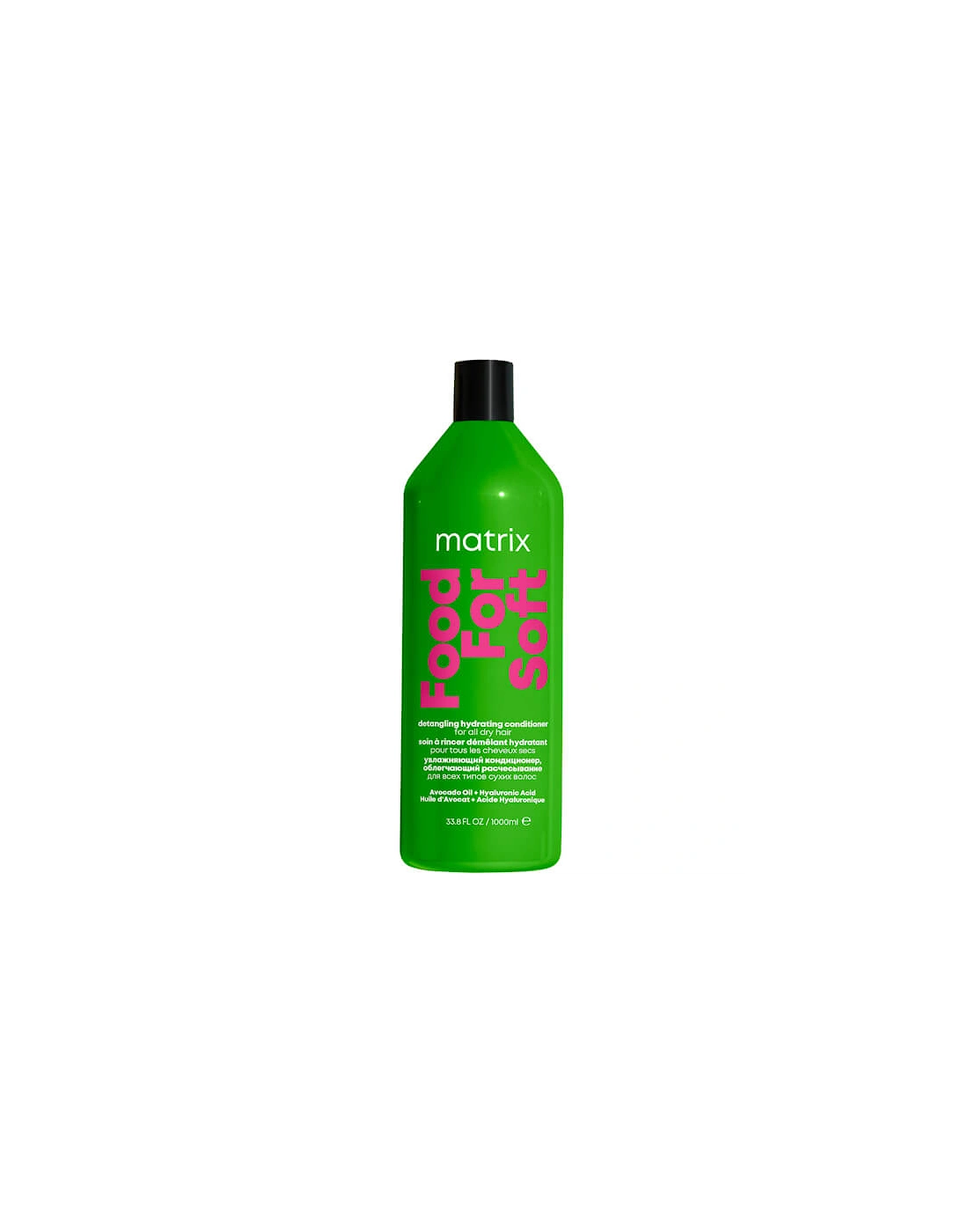 Food For Soft Detangling Conditioner with Avocado Oil and Hyaluronic Acid For Dry Hair 1000ml, 2 of 1