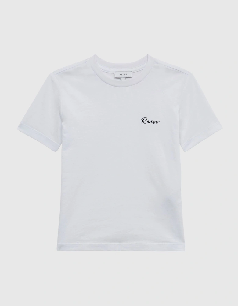 Logo-Embroidered Cotton Jersey T-shirt