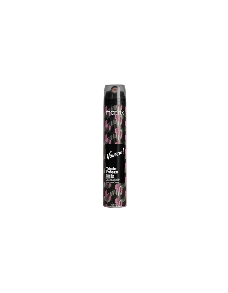 Vavoom Triple Freeze Extra Dry High Hold Hairspray for Long Lasting Lift 300ml