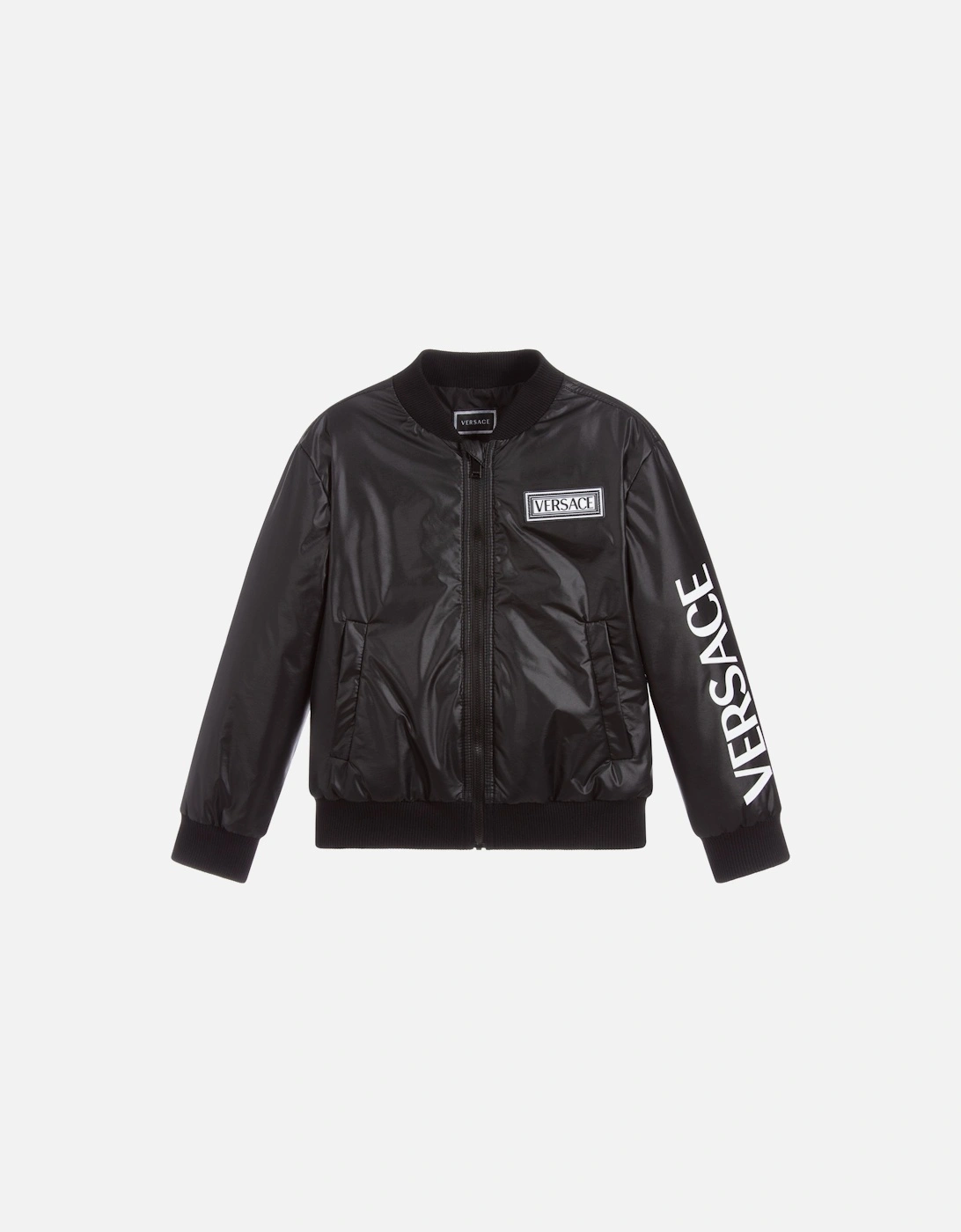 Young Boys Bomber Jacket Black, 3 of 2