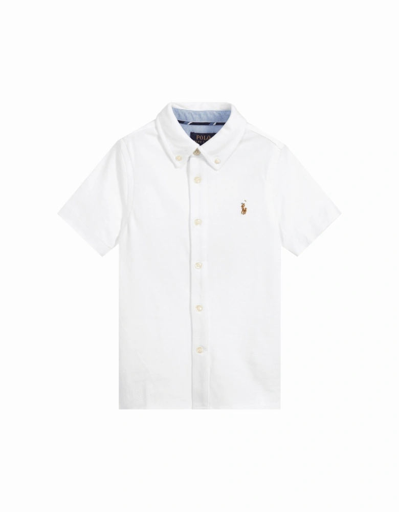 Boy's Polo Shirt White