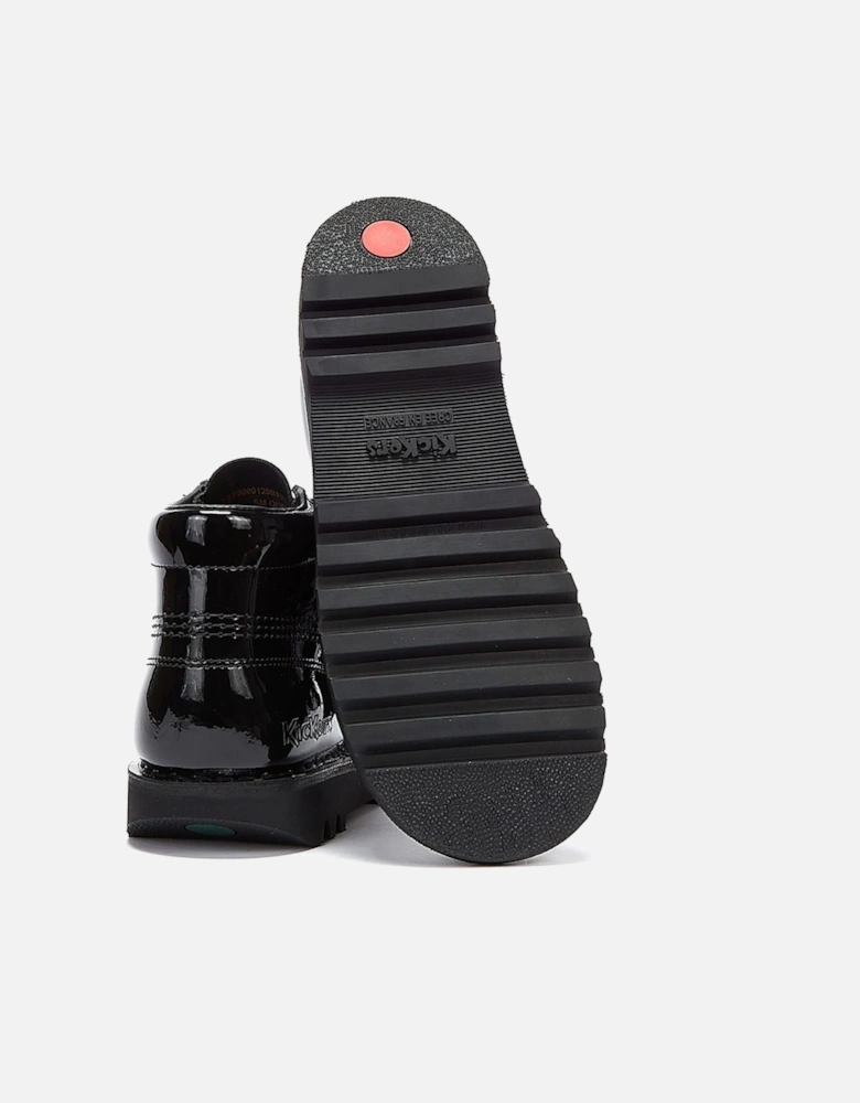 Kick Hi Womens Black Patent Boots
