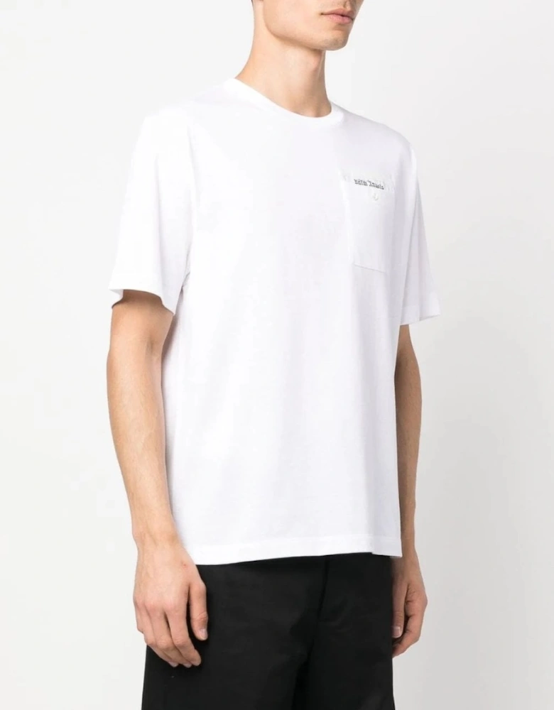 Sartorial Tape Pocket Tee White