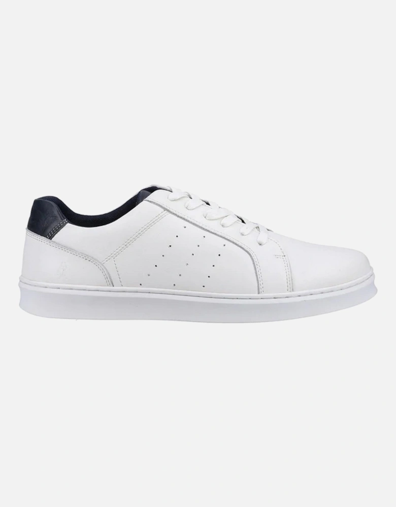 Mens Mason Leather Lace Up Trainers