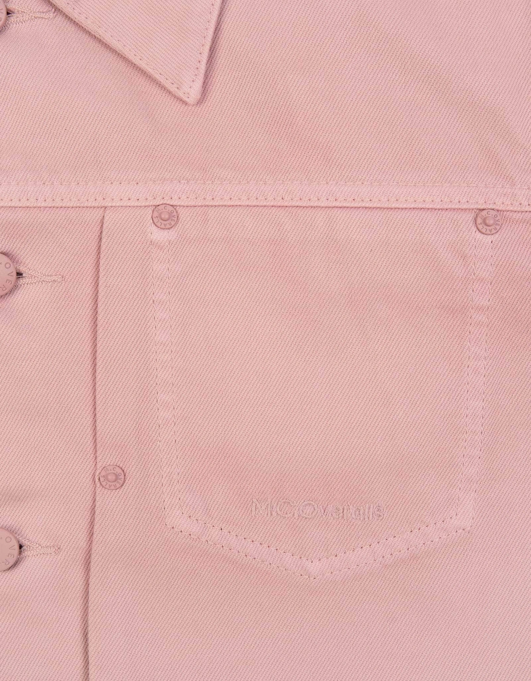 Denim Battle Jacket Dusty Pink