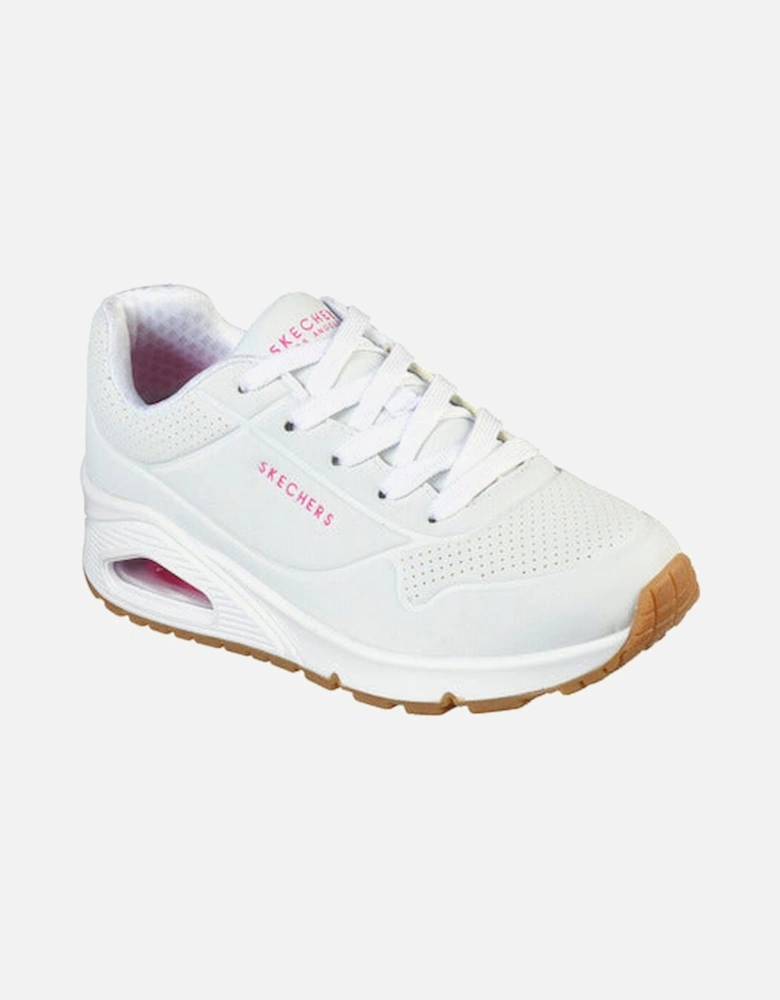 310024L Uno Stands on Air in White/Hot pink