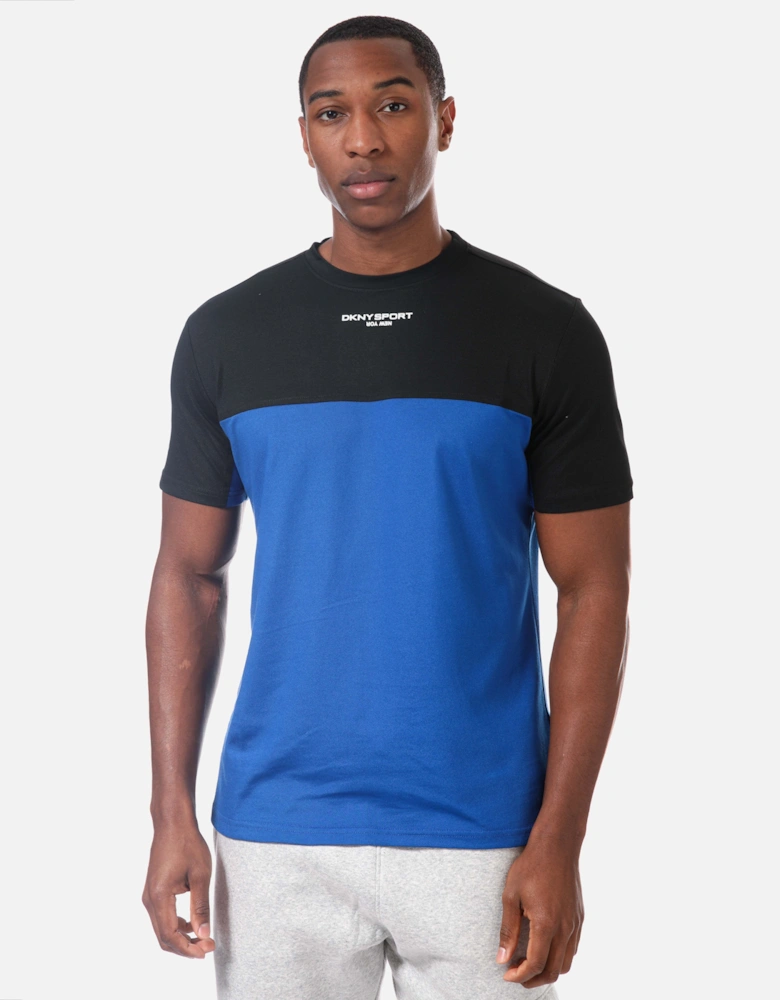 Mens Greenwood Colour Block Pique T-Shirt